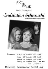 Plakat von Endstation Sehnsucht